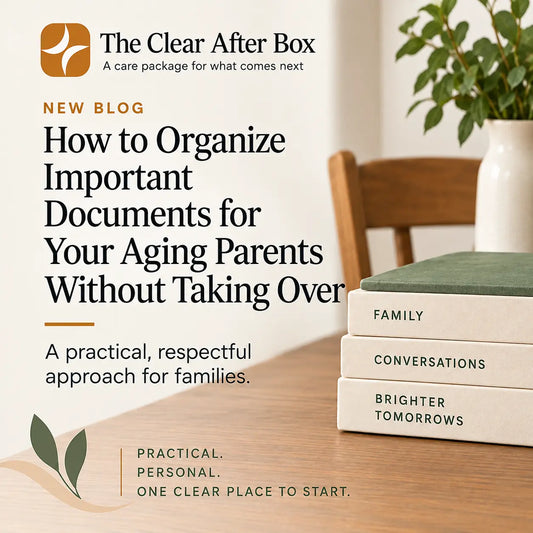 How to Organize Important Documents for Your Aging Parents Without Taking Over
