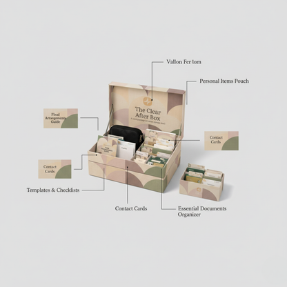 The Clear After Box | End of Life Preparation Kit | Family Legacy Planning System